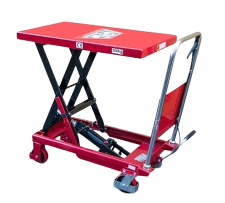 Wózek platformowy nożycowy (udźwig: 500 kg, wymiary platformy: 855x500 mm, wysokość podnoszenia min/max: 340-915 mm) 62666891